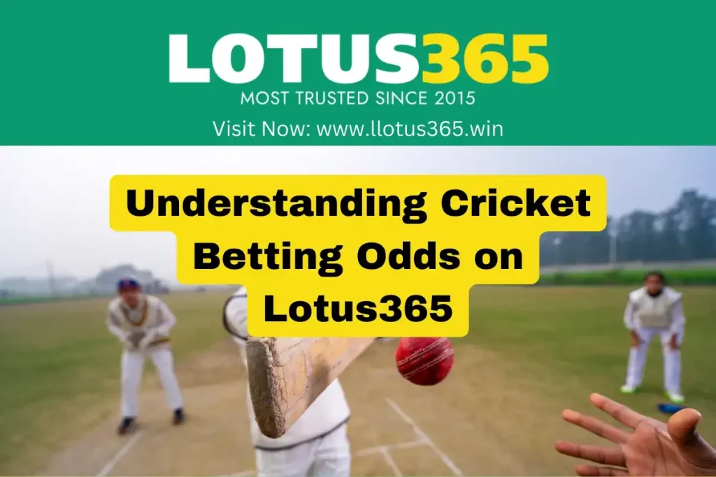 Understanding Cricket Betting Odds on Lotus365