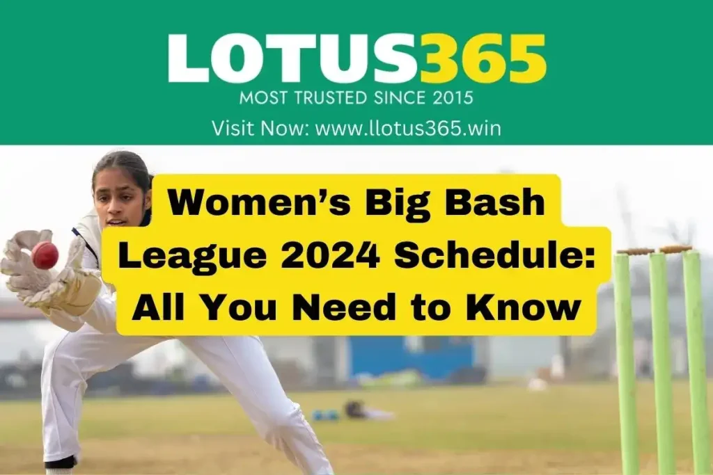 Women’s Big Bash League 2024 Schedule: All You Need to Know