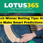 How to Make Smart Match Winner Betting Tips