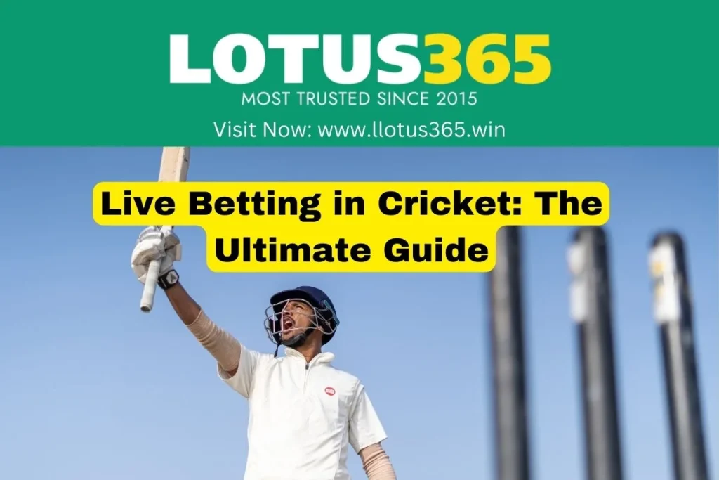 Live Betting in Cricket: The Ultimate Guide