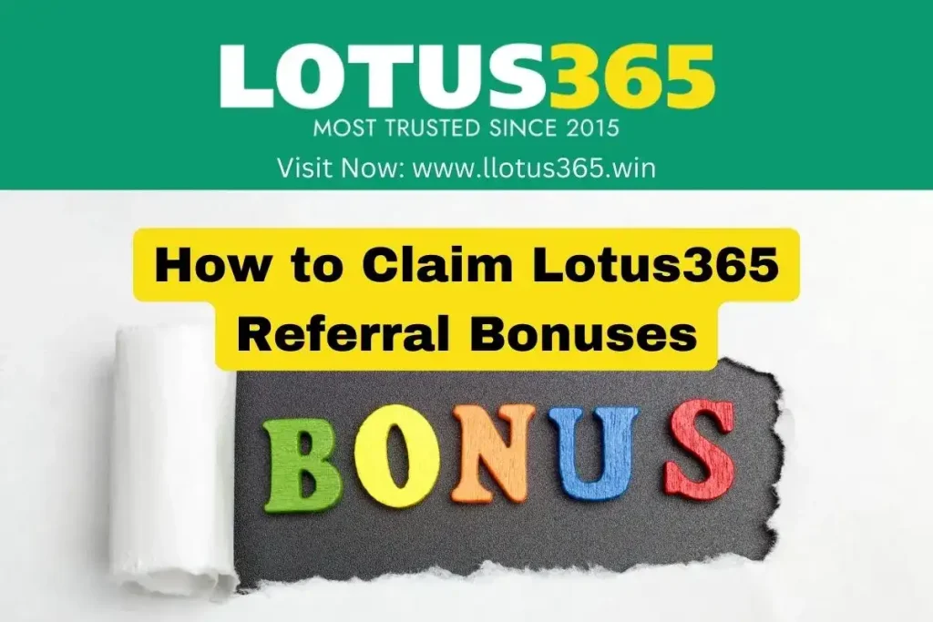 Lotus365 Blue Referral Bonus