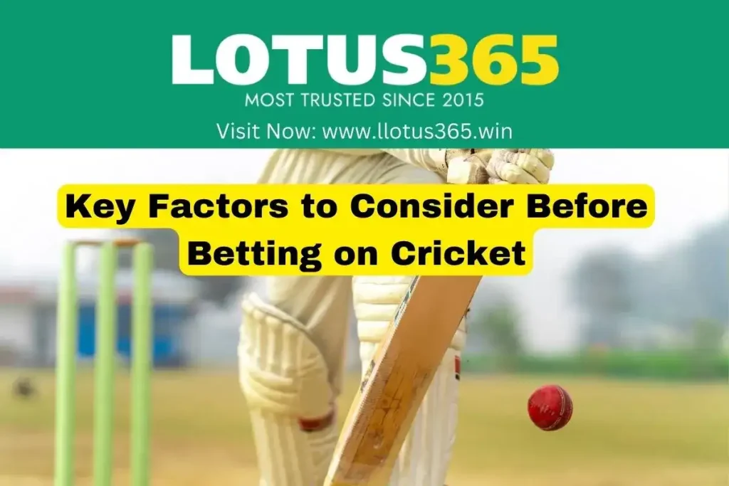Smart Cricket Betting: Key Factors for Better Wins